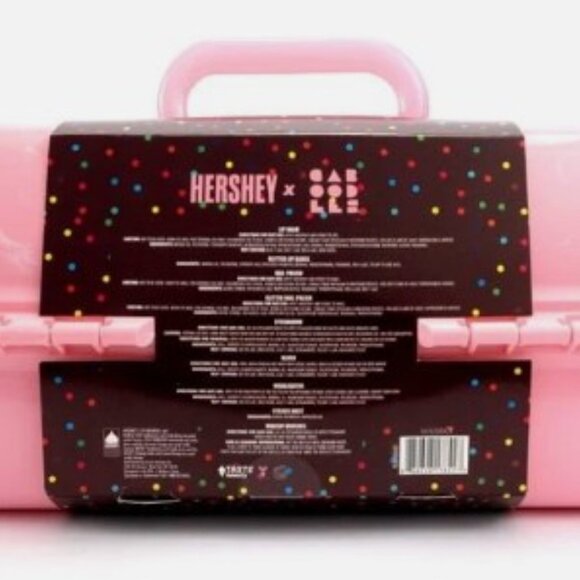 Caboodles Women's "On-The-Go Girl," Pink Hershey with Cosmetics - Picture 3 of 6